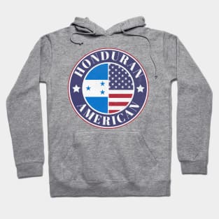 Proud Honduran-American Badge - Honduras Flag Hoodie